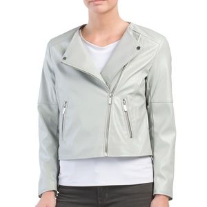 Bagatelle faux leather moto jacket
